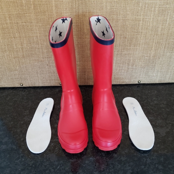 Mini Boden Other - Mini Boden Little Kids Red Rain Boot Wellies Size 2